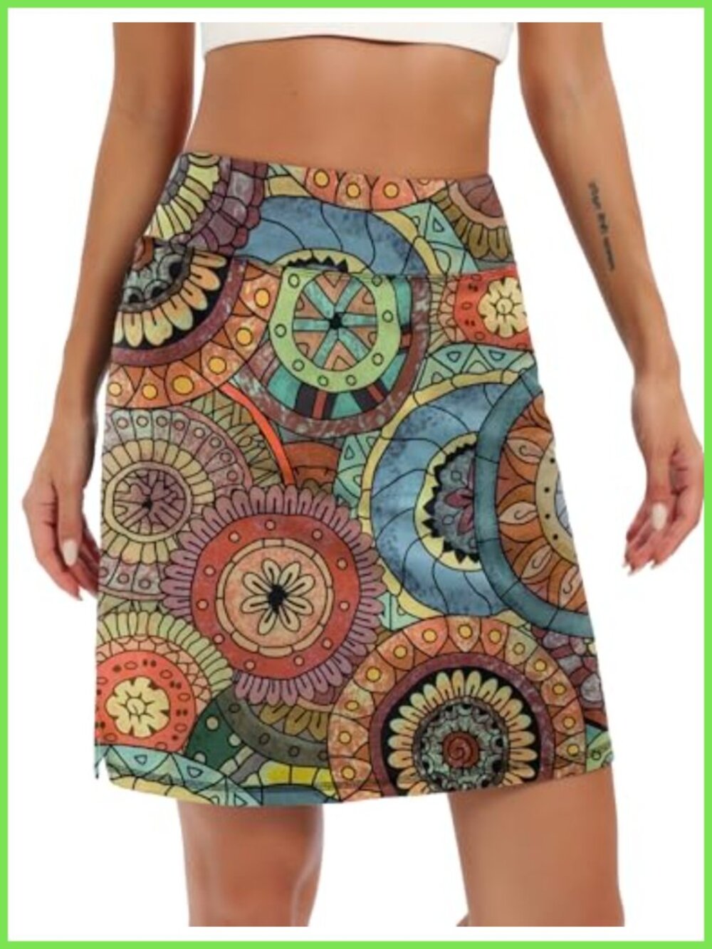 Knee Length Skorts Skirts for Women Tennis Golf Athletic Skort